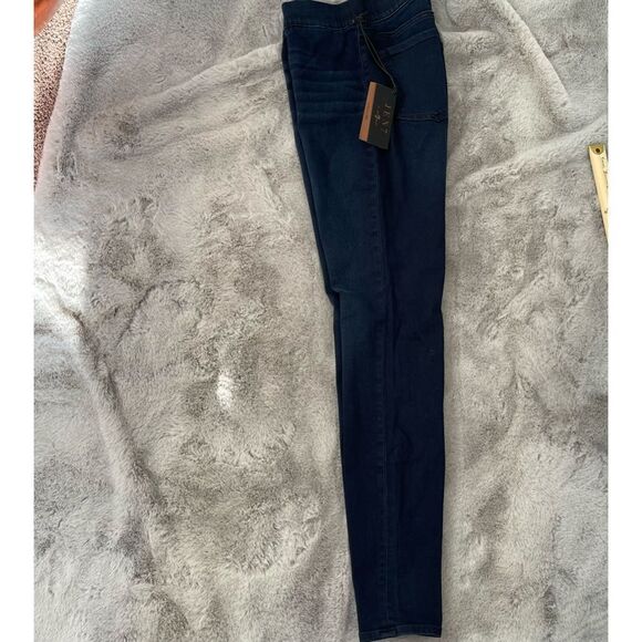 ✨ NWT Jen7 for All Mankind Pull-On Skinny Jeans Dark Wash Sz 4 - Picture 6 of 16